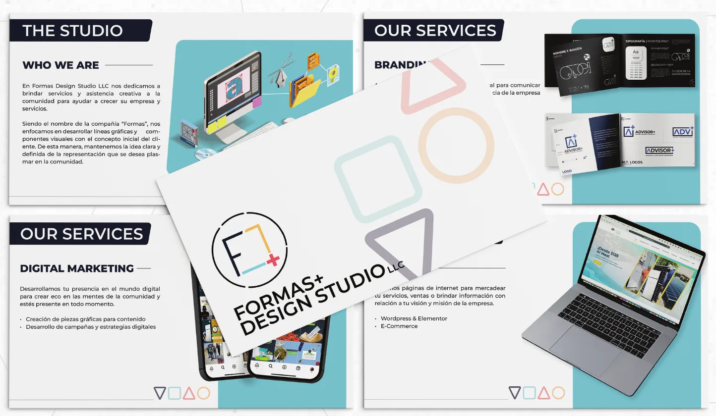 Formas+ Design Studio services brochure